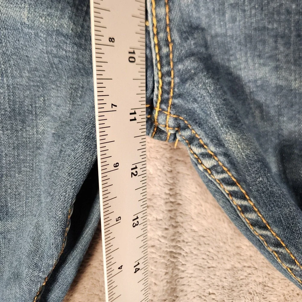 Levi's Jeans Mens 36x30 502 Regular Taper Blue Denim Stretch 29507-0004 EUC